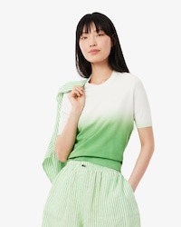 그라데이션 반팔 스웨터