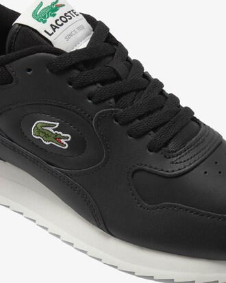 라인트랙 레더 스니커즈