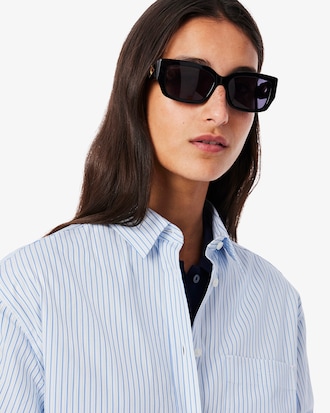 오버사이즈핏 포플린 셔츠