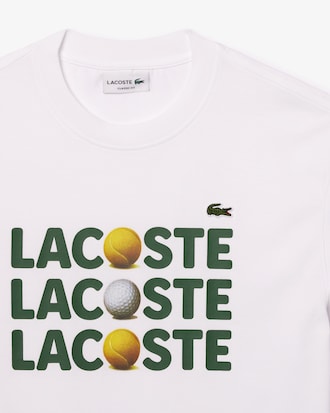 헤비저지 레터링 & 볼 그래픽 티셔츠