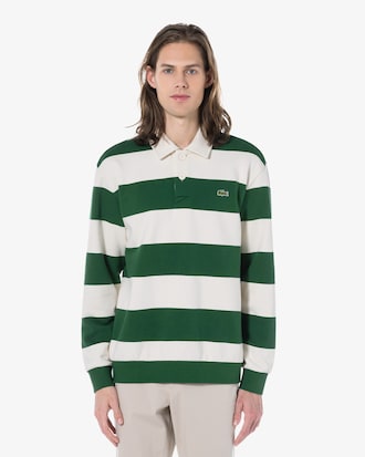 폴로 카라 컬러블록 스웻 셔츠