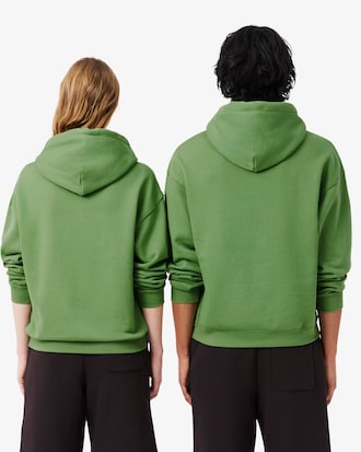 크록 시그니처 루즈핏 후드 스웻셔츠