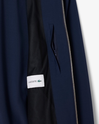 플란넬 후드 집업