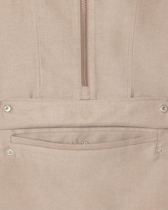 플란넬 후드 탑