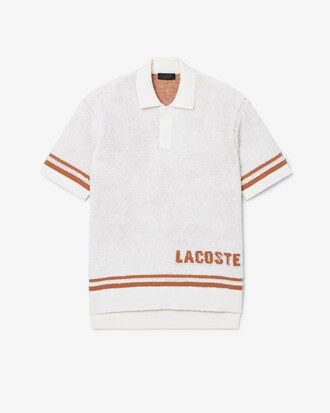 남성 타월링 자카드 니트 폴로