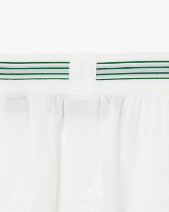 여성 자카드 튤 자수 스트레이트 스커트