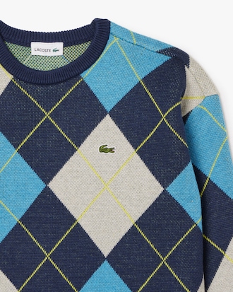 아가일 울 스웨터