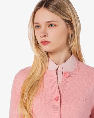 알파카 크루넥 가디건