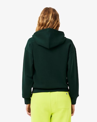 더블페이스 피케 후드짚업