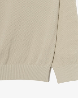 피케 긴팔 폴로 스웨터