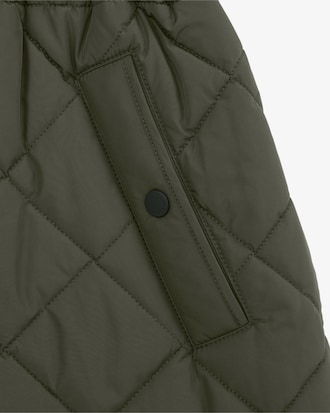 후디 퀼팅 롱점퍼