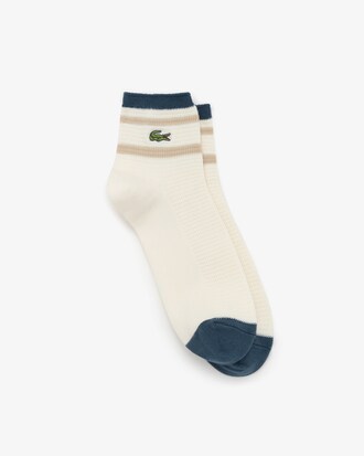 남성용 세미 미들 와플조직 양말