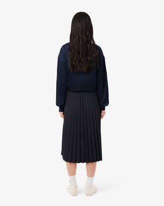 울혼방 플란넬 체크패턴 스커트