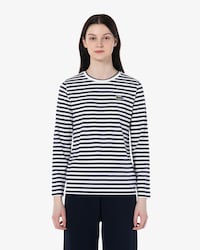 스트라이프 긴팔 티셔츠