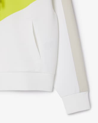 컬러블럭 하프짚업 스웻셔츠