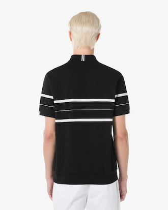 CHEST 스트라이프 오픈카라 폴로