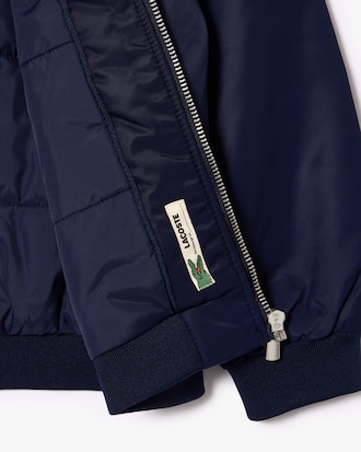 빅크록 프린트 테디 자켓