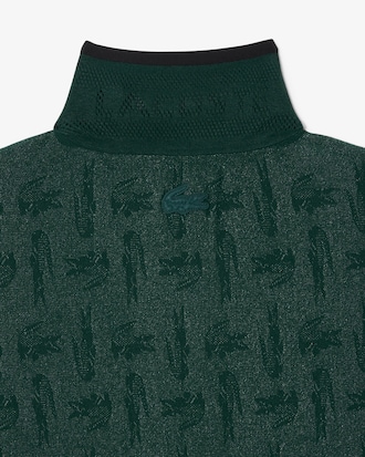 크록 프린트 점프수트