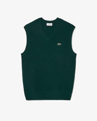 립 조직 V넥 베스트