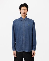 데님 셔츠 인디고