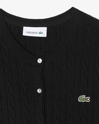 케이블 크루넥 가디건