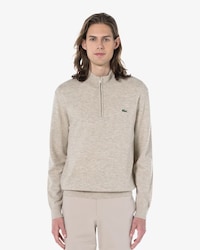 베이직 반집업 풀오버