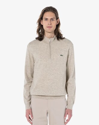 베이직 반집업 풀오버