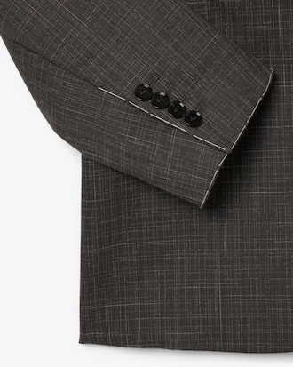 유니섹스 헤비 울 노치드 라펠 재킷