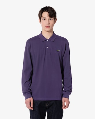 프렌치 레귤러핏 긴팔 베이직 폴로