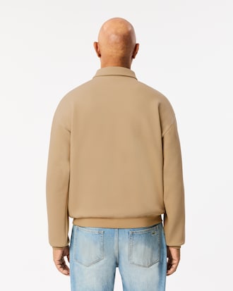 더블페이스 피케 카라 스웻셔츠