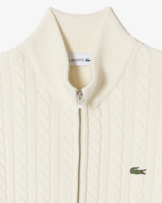 케이블 집업 가디건