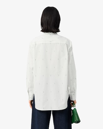 포플린 스트라이프 셔츠