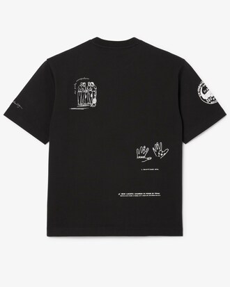 루즈핏 PARIS 그래픽 티셔츠