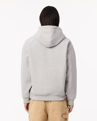 플란넬 후드 집업