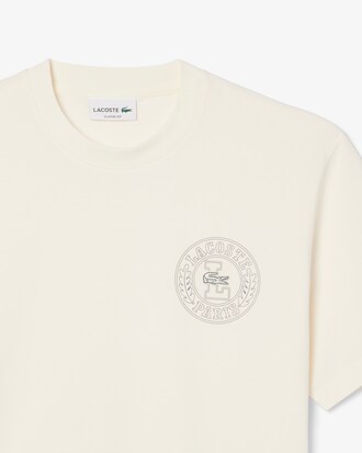 퍼프 프린팅 반팔 티셔츠