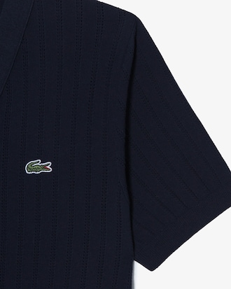 브이넥 반팔 가디건