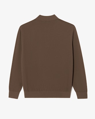 피케조직 카라 스웨터 폴로