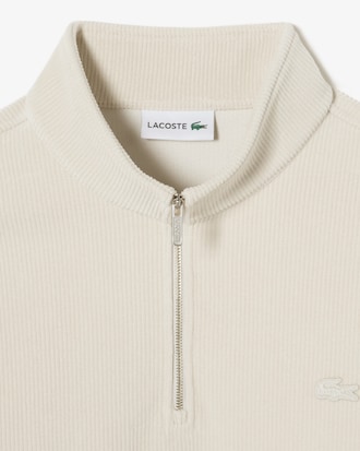 코듀로이 반집업 스웻셔츠