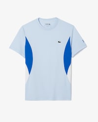 노박 부분 배색 반팔 티셔츠