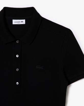 슬림핏 미니피케 폴로 드레스