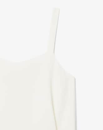 여성 언발란스 플리츠 드레이프 롱 드레스