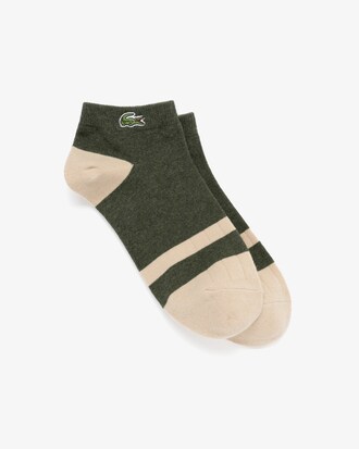 남성용 컬러블록 앵클 양말