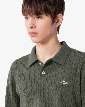 케이블 스웨터 폴로