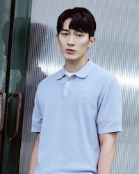 피케 반팔 스웨터 폴로 셔츠