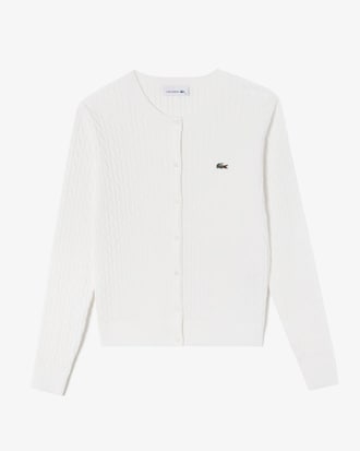 케이블 긴팔 가디건