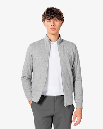 골프 팁핑 하이브리드 풀집업 스웨터