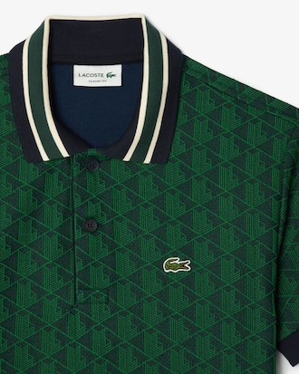 모노그램 자카드 폴로