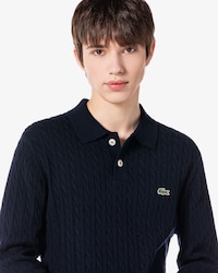 케이블 스웨터 폴로