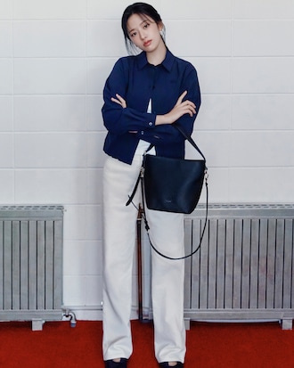 세미와이드 데님 팬츠