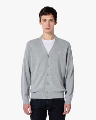 베이직 V넥 가디건